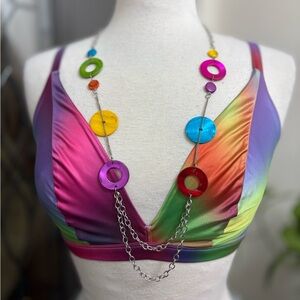 Parade Rainbow Silky Triangle Bra